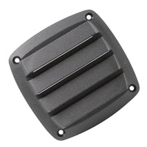 Shanvis 4 Inch Louvered Vents Style Boat Marine Hull Air Vent Grill Cover - Black