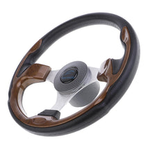Shanvis Marine Boat 12.6'' 320mm Steering Wheel W/ 3/4'' Tapered Key Adapter 3 spoke