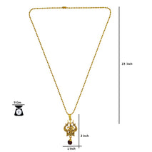 Trendy Gold Plated Chain With Pendant
