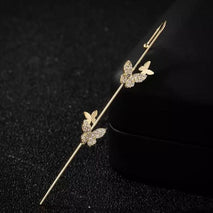 Fabulous Gold Plated & American Diamond Earcuff
