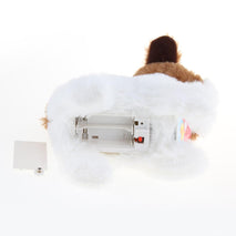 Electronic Plush Dog Robot Toy Walk Bark Wag tail Kids Gift Saint Bernard