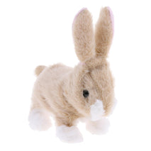 Cuddly Electronic Interactive Naughty Rabbit Toys Electric Robotic Pets Walk, Waggle Ears, & Move Nose for Children Gift
