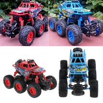 Alloy 6 WD Climbing Vehicle Pull Back Car Toy for Kids Adults Red