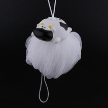 Children Bath Shower Sponge Puff Pouf Cartoon Design Scrubber Balls Cow