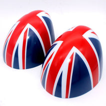 Suitable For BMW Mini Rearview Mirror Cover F56 Exterior Mirror Shell Black And White Grid Shell Mirror Cover