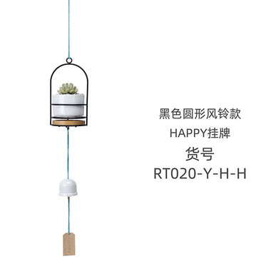 round-wind-chimes-black-frame-happy-flower-pot-set