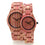 Buy Top Gift Item Young People Favorite Colorful Bamboo Watches Custom Bewell Top Brand Luxury Couple Watch Wholesale B2B