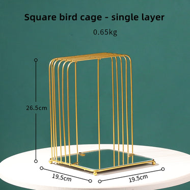 square-bird-cage-single-layer