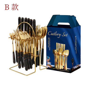 model-a-ceramic-black-24-piece-set