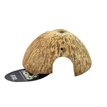 Trendy Retail Reptile Terrarium Vivarium Ornament Aquarium Decoration Lizard Snake Hide Cave Coconut Husk