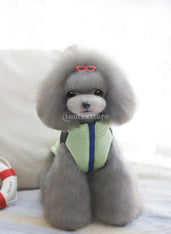 Trendy Retail Pet Dog Comfortable Warm Autumn Winter Jacket Warm Coat Puppy Clothing Supplies Apparel Zippered Coat Jacket Green XL