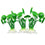 Trendy Retail Non Toxic Environment Friendly Simulation Plastic Aquatic Plants Aquarium Ornament Decorations Green