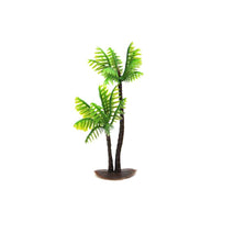 Trendy Retail Chic Plastic Aquarium Coconut Trees Fish Tank Plants Ornament Decoration 1pcs