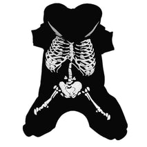 Trendy Retail Glow In The Dark Apparel Dog Pet Puppy Playsuit Jumpsuit Coat Jacket Costume Pet Supplies Black S