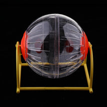 Pet Groomer | Pet Store | Pet Supply Store | Pet Supplies | Pet Accessories | Pet Accessories shop near me | Pet Accessories near me | Pet Accessories Online|  1 Pc Hamster Breathable Bracket Running Exercise Ball Toy with Stand Orange