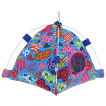 Bird Bed Parrot Sleeping Tent Hut Tent Birdcage Hammock Toy Pet Bed D